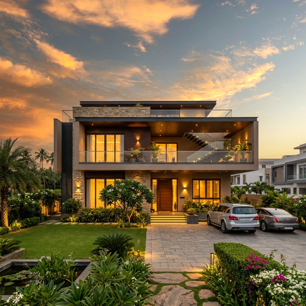 Beautiful Residential House by Infra Developers